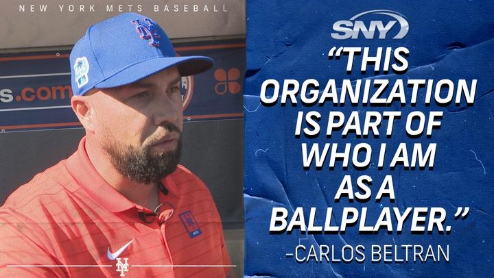 Carlos Beltran says main goal in new role with Mets is to mentor young talent, prospects