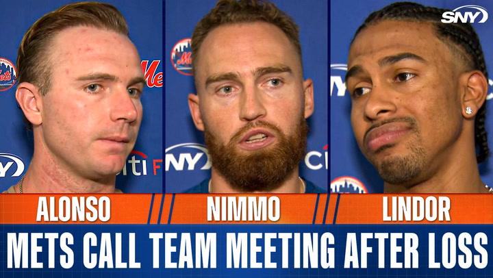 Pete Alonso, Francisco Lindor and Brandon Nimmo discuss calling team meeting after second dreadful loss to Pirates