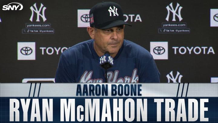 Ryan McMahon trade reaction from Aaron Boone