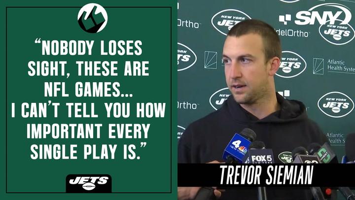 Trevor Siemian talks about finishing out the season with the Jets