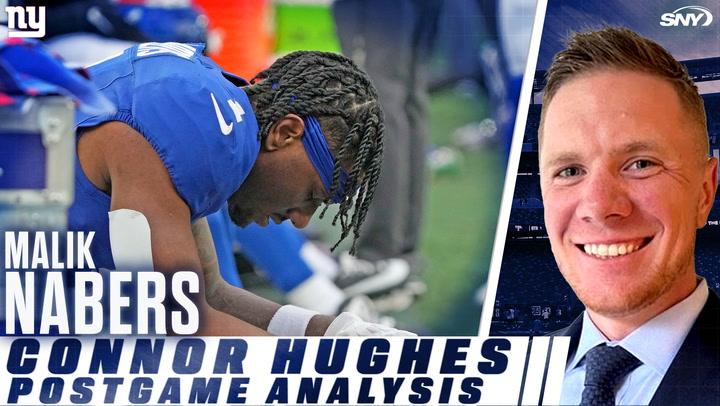 Malik Nabers reflects after Giants' 30-7 loss; Connor Hughes analyzes if Daboll lost team.