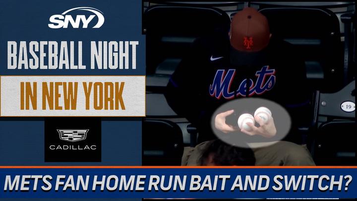 Did a Mets fan pull a bait and switch on a home run ball? | Baseball Night in NY