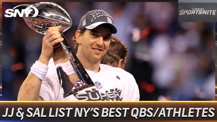 Sal Licata and John Jastremski list the top New York QBs and athletes in their lifetime | SportsNite