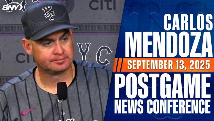 Carlos Mendoza on Mets inability to finish games after crushing loss to Rangers