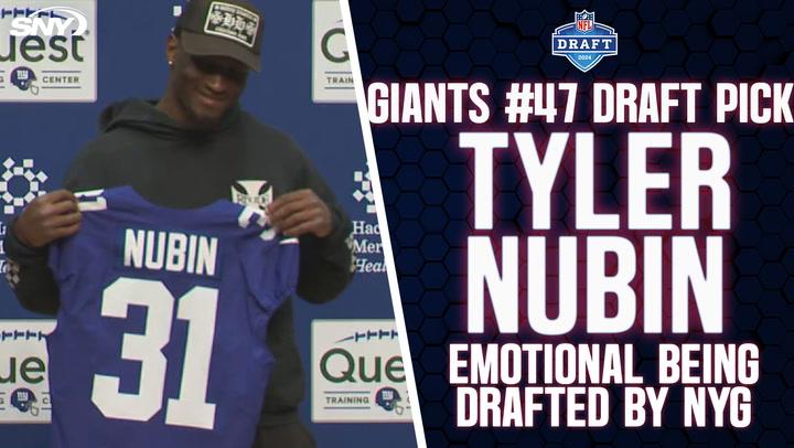 Tyler Nubin on being drafted by Giants: 'It doesn't feel real'