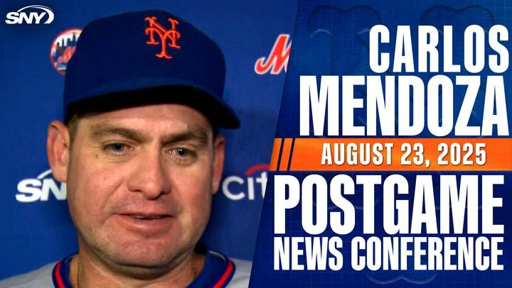 Carlos Mendoza talks Mets offensive explosion, a healthy Starling Marte, efficient Clay Holmes