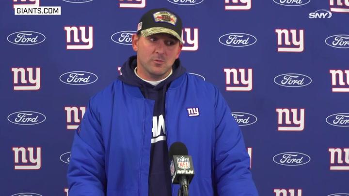 Giants vs Bears: Joe Judge defiantly defends progress he's seen | Giants Post Game