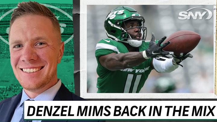 NFL Insider talks Denzel Mims becoming a bigger part of the Jets offensive game plan | SNY NFL Insider