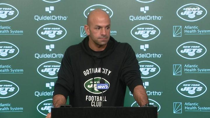 Robert Saleh declares Mike White out with recurring rib injury, 'coach's decision' to start Joe Flacco vs Miami | Jets News Conference