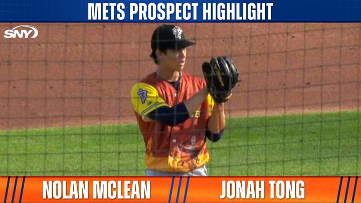 Mets Prospects Highlights | Nolan McLean, Jonah Tong | 8/10/25