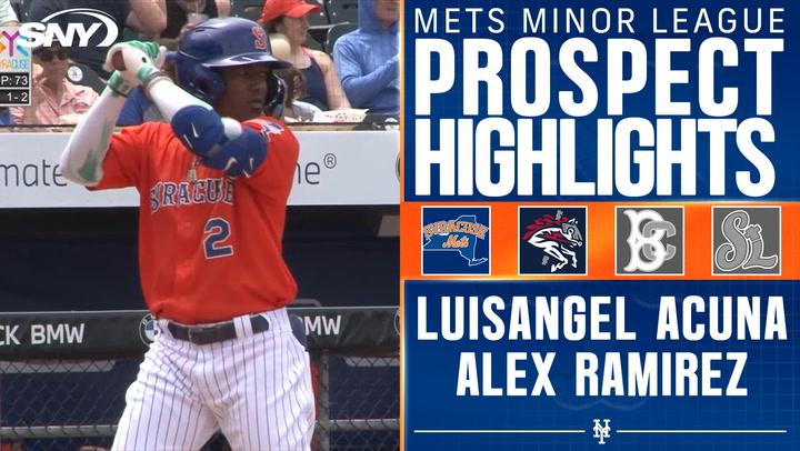 Luisangel Acuna and Alex Ramirez hit deep home runs in Mets minor league system