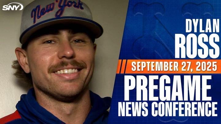 Dylan Ross comments on being called up from Syracuse to join Mets