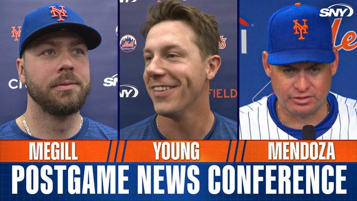 Jared Young on home run, Carlos Mendoza and Tylor Megill on Mets win over White Sox