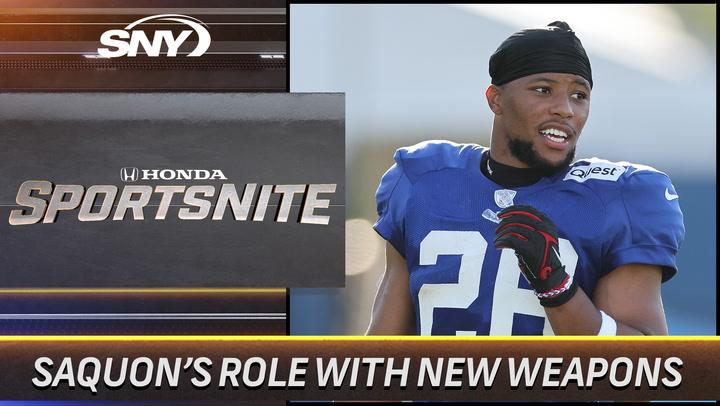 Will Saquon Barkley's role be changed with addition of Giants playmakers? | SportsNite