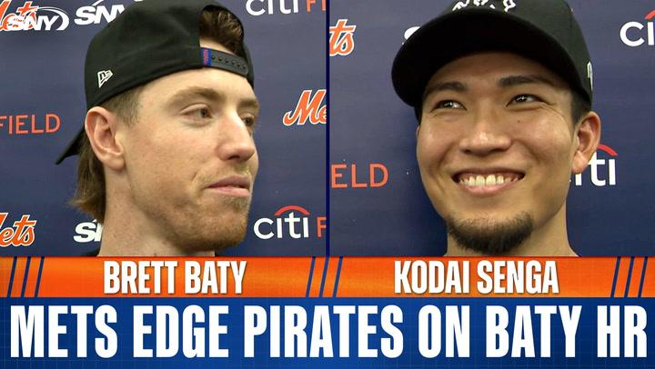 Brett Baty on his clutch HR, Kodai Senga talks putting up zeros in low scoring game