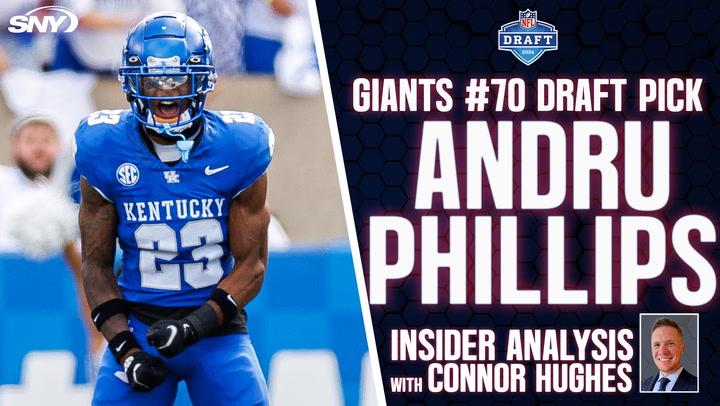 Giants select Kentucky CB Andru Phillips in NFL Draft, how can he help the secondary?