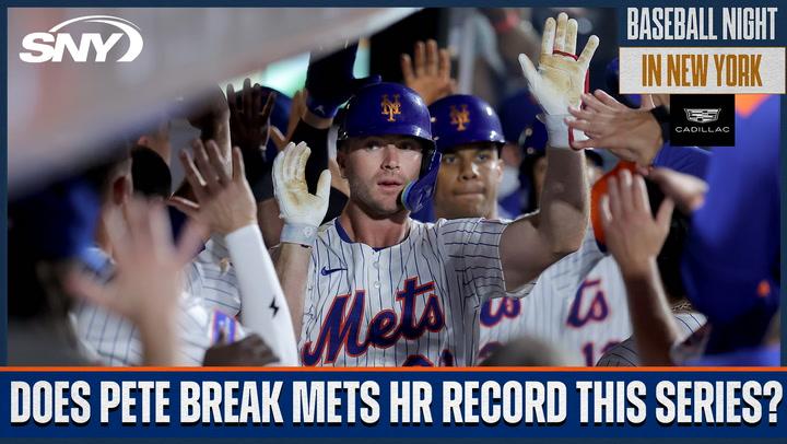 Does Pete Alonso break the Mets' home run record in Milwaukee? | Baseball Night in NY