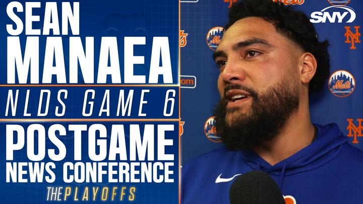 Mets starting pitcher Sean Manaea emotional about team after NLCS Game 6 loss