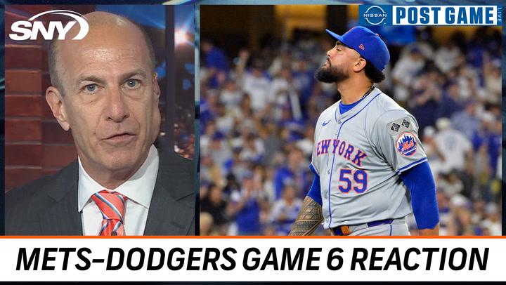 Gary Cohen and crew react to Mets' NLCS Game 6 loss to Dodgers, ending 2024 postseason run.