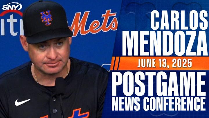  Carlos Mendoza talks Paul Blackburn and Max Kranick's struggles in Mets loss to Tampa