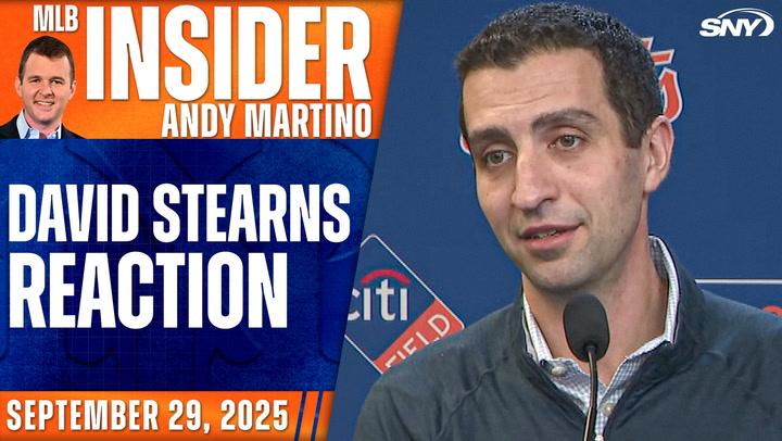 Andy Martino reacts to Mets president of baseball operations David Stearns' end-of-season news conference