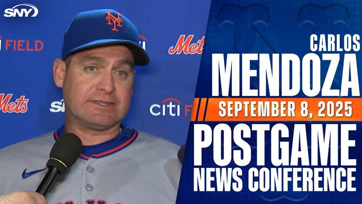 Carlos Mendoza on Nolan McLean's outing, Mets' offensive inconsistency after 1-0 loss to Phillies
