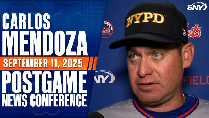 Carlos Mendoza after the Mets' sixth straight loss: 'We're still in control of the situation'