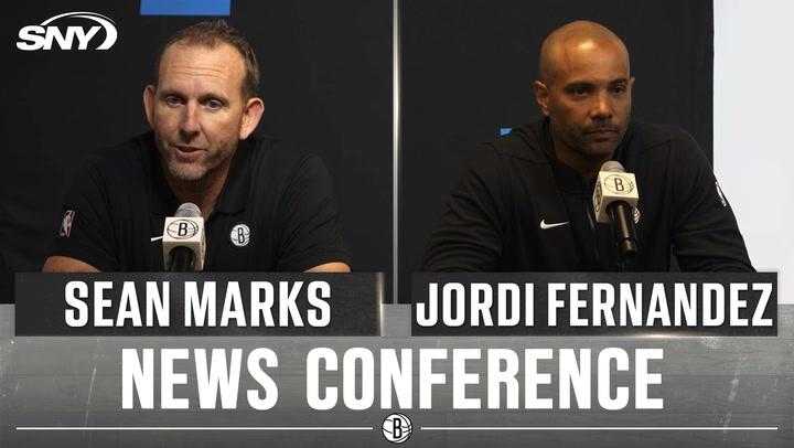 Sean Marks and Jordi Fernandez talk draft process and excitement for selections