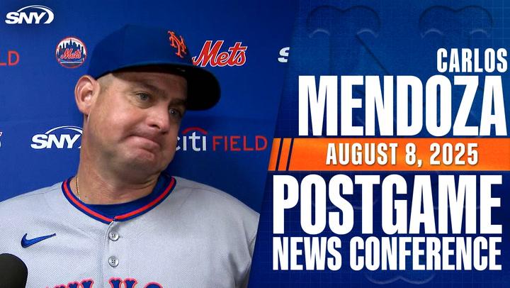 Carlos Mendoza on play at the plate that spoiled Mets' comeback vs. Brewers 