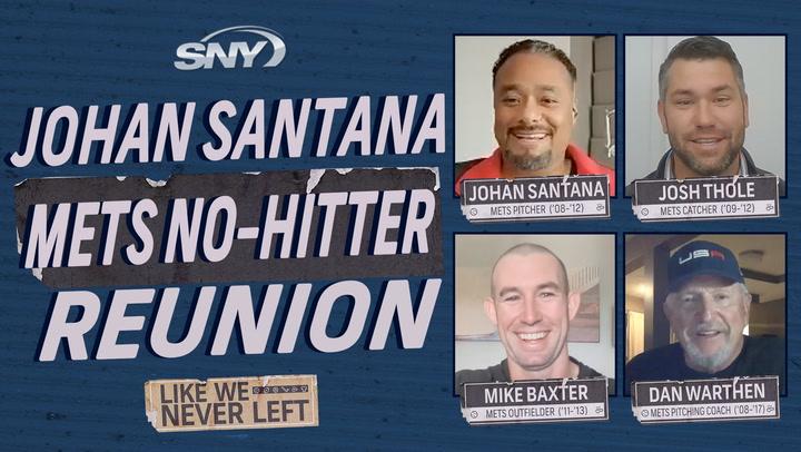Johan Santana and the players behind his 2012 Mets no-hitter reunite | Like We Never Left
