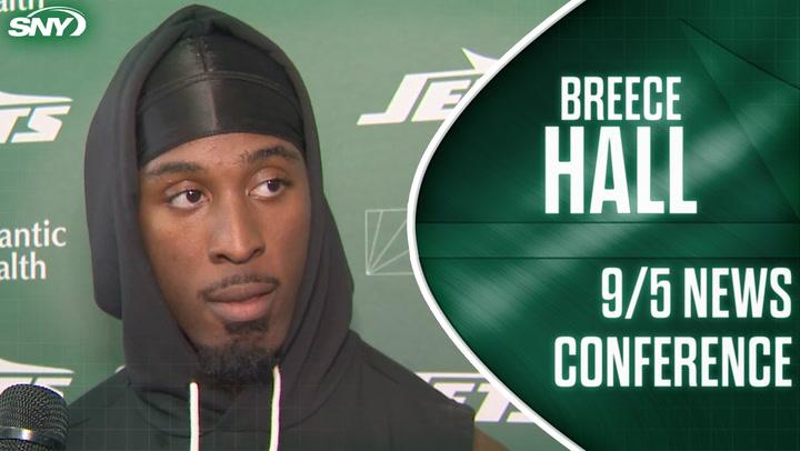 Breece Hall on losing AVT and facing Aaron Rodgers Week 1