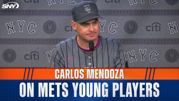 Carlos Mendoza praises Francisco Alvarez and young Mets after win over Angels