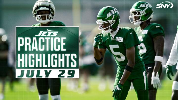 Jets Training Camp Highlights | Garrett Wilson, Justin Fields, Tyrod Taylor | 7/29/25