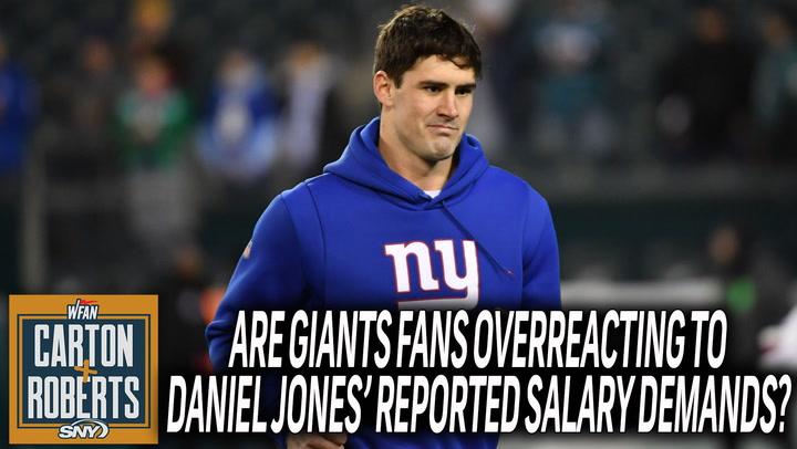 Are Giants fans overreacting to Daniel Jones' reported contract demands? | Carton & Roberts