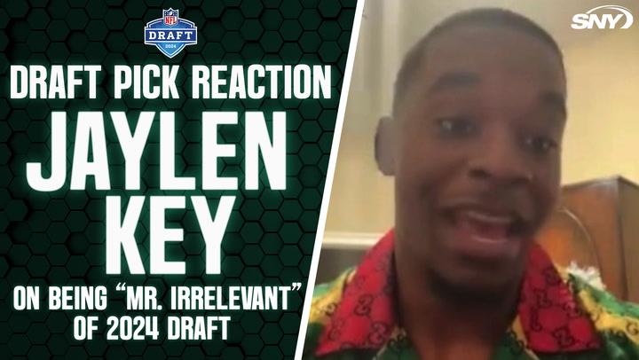 Jets NFL Draft pick Jaylen Key is embracing the 'Mr. Irrelevant' title, relishing NFL opportunity