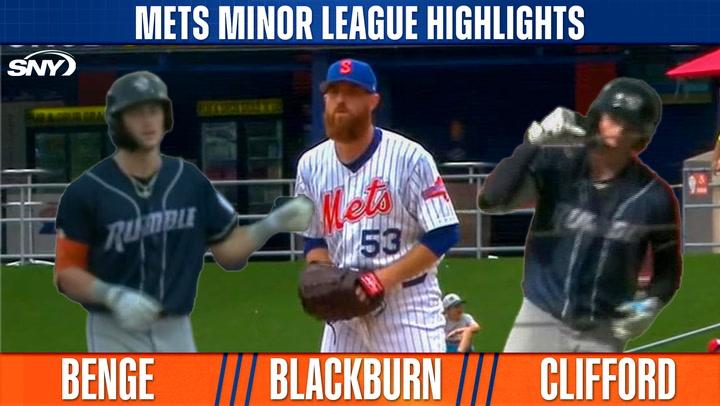 Paul Blackburn, Carson Benge, Ryan Clifford | Mets Minor League Highlights | 7/27/25