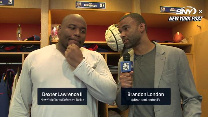 Dexter Lawrence previews Giants' Week 5, discussing Geno Smith and Seahawks with Brandon London.