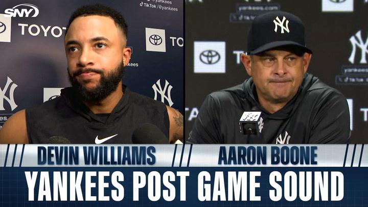 Devin Williams on another rough outing for the Yankees: 'It's pretty simple, I stink right now'