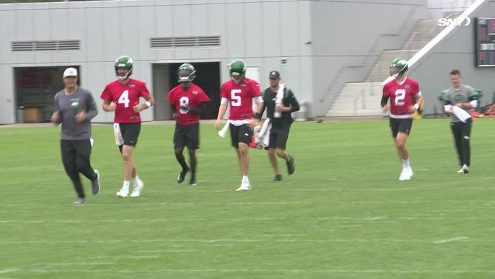 Zach Wilson, Josh Johnson trade off reps | Jets Training Camp Highlights