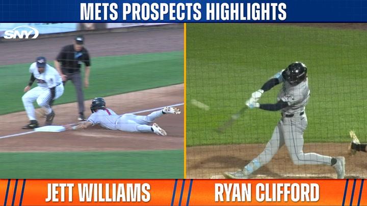 Mets Prospects Highlights | Jett Williams, Ryan Clifford | 8/8/25