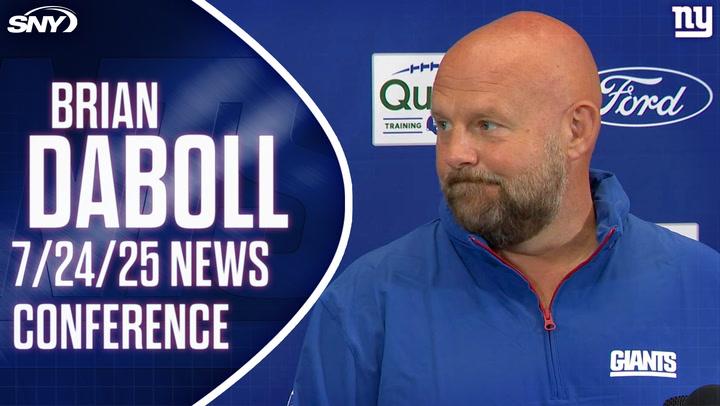Brian Daboll on Malik Nabers, Russell Wilson and the Giants' QBs