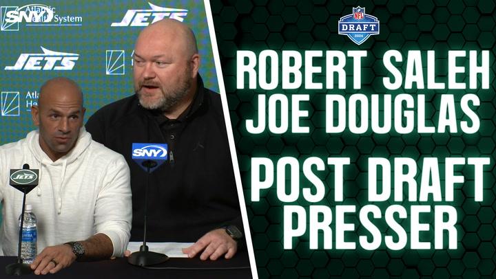 Joe Douglas and Robert Saleh tie a bow on the biggest storylines from this year's Jets draft