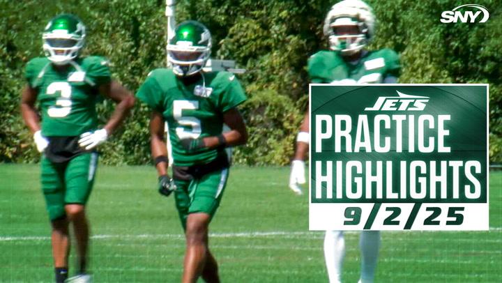 Jets Practice Highlights | Garrett Wilson, Justin Fields | 9/2/25