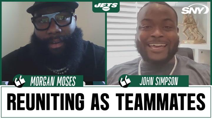 Morgan Moses and John Simpson on reuniting as teammates and building a better, stronger Jets team | SNY