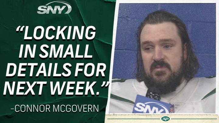 Connor McGovern: Mike White 'is an absolute dog, he's willing to do whatever it takes it get this team a W' | Jets Post Game