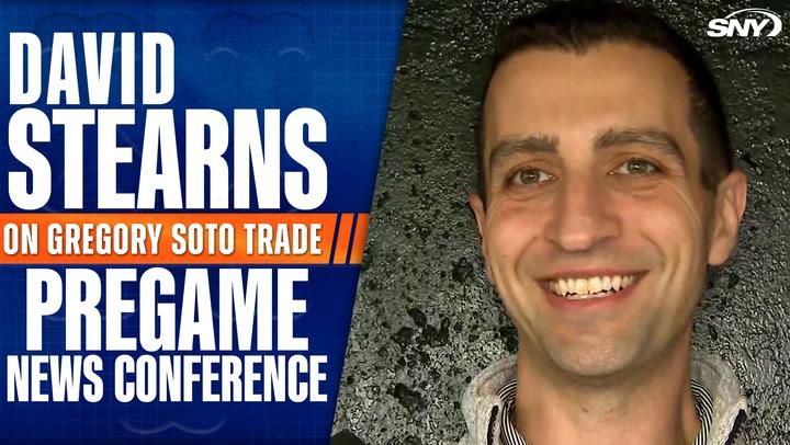 David Stearns comments on the Mets acquisition of reliever Gregory Soto from Baltimore 