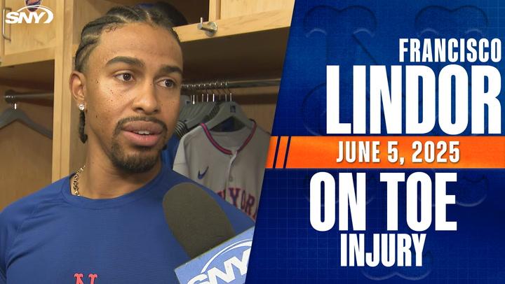 Mets shortstop Francisco Lindor talks toe injury, timeline for recovery