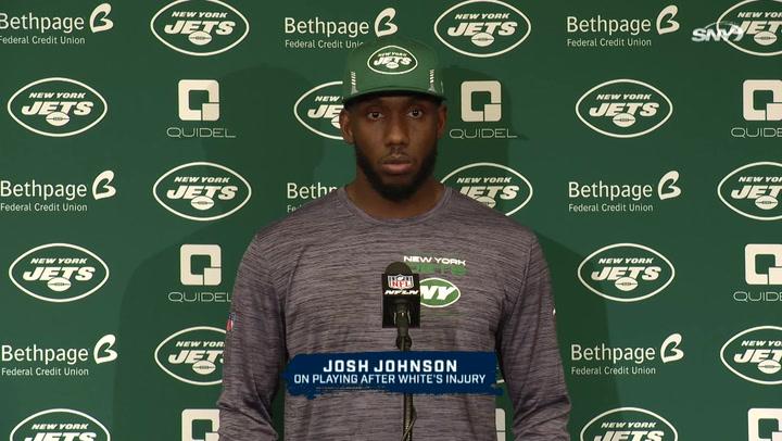 Jets vs Colts: Josh Johnson on Mike White injury, evaluates offensive play | Jets Post Game