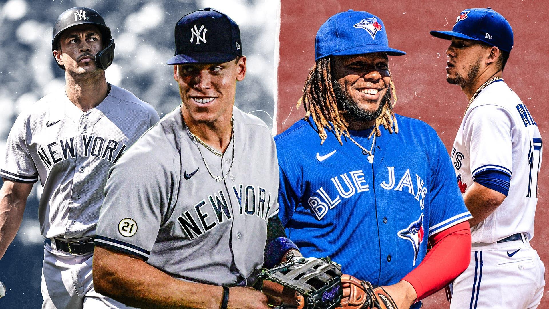 Giancarlo Stanton/Aaron Judge/Vladimir Guerrero Jr./Jose Berrios / USA TODAY Sports/Treated by SNY