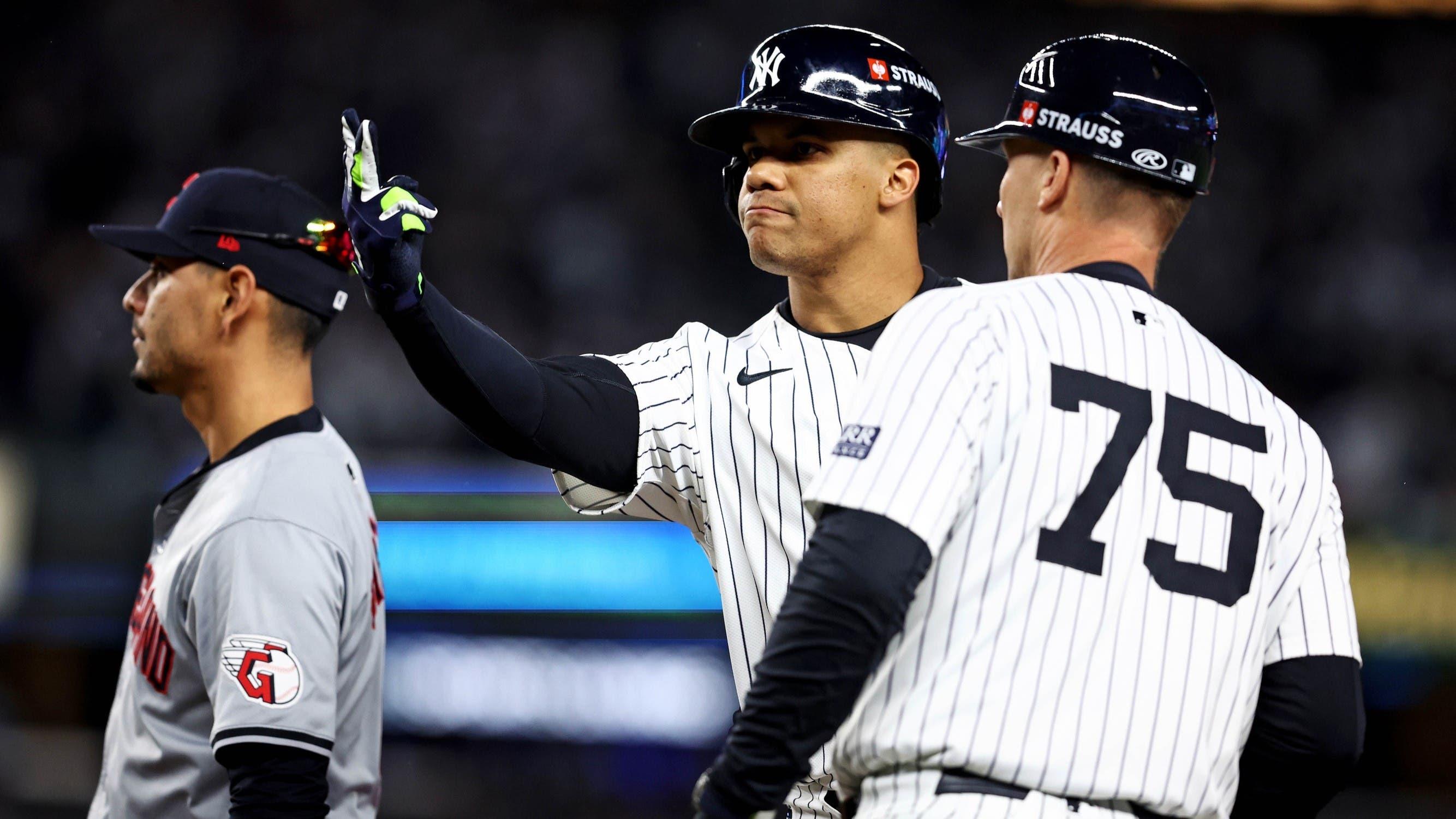 Yankees react to Guardians' 'unconventional' choice to intentionally walk Juan Soto, pitch to Aaron Judge